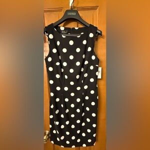 Alyx Black and White Polka Dot Midi Dress NWT size 10